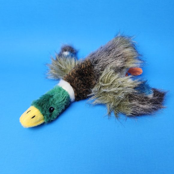 Realistic Mallard Duck Squeaking Plush Stuffed Animal Toy - Picture 7 of 7